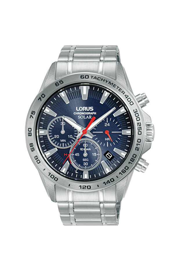 RZ503AX9 Solar Çelik Gri Lacivert Kadran 10 ATM 44 mm Erkek Kol Saati - 1