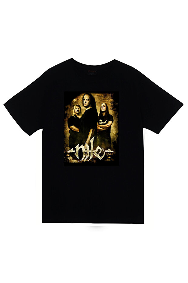 Nile – Music Band Printed Unisex 100% Cotton Black T-Shirt