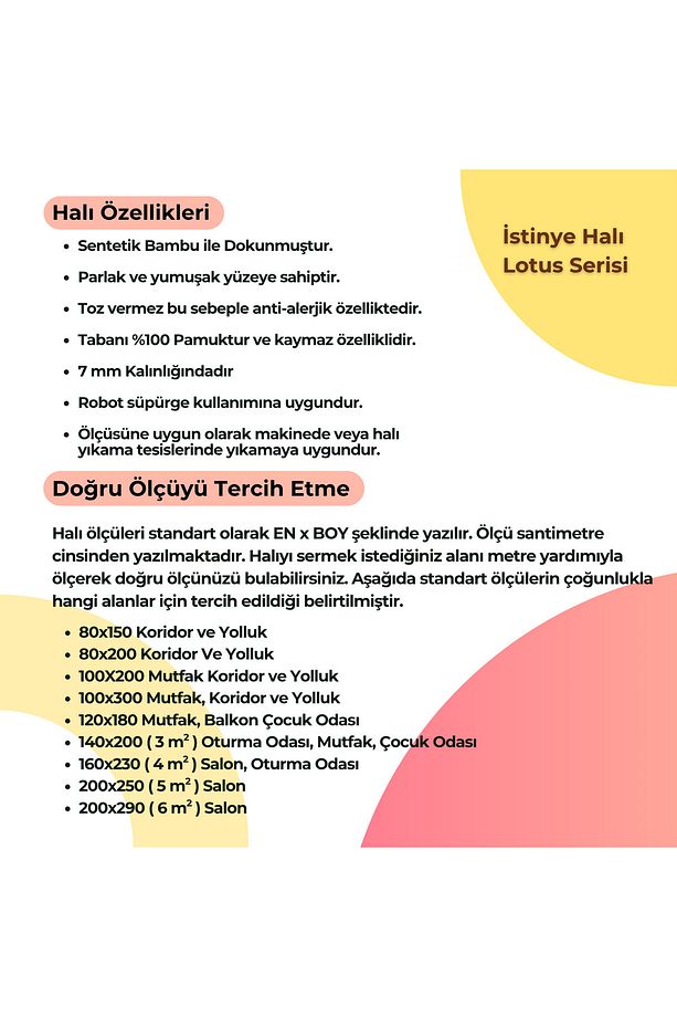 LOTUS-C26 BEJ Sentetik Bambu Parlak Saten Salon Koridor Mutfak Halısı-KP - 6