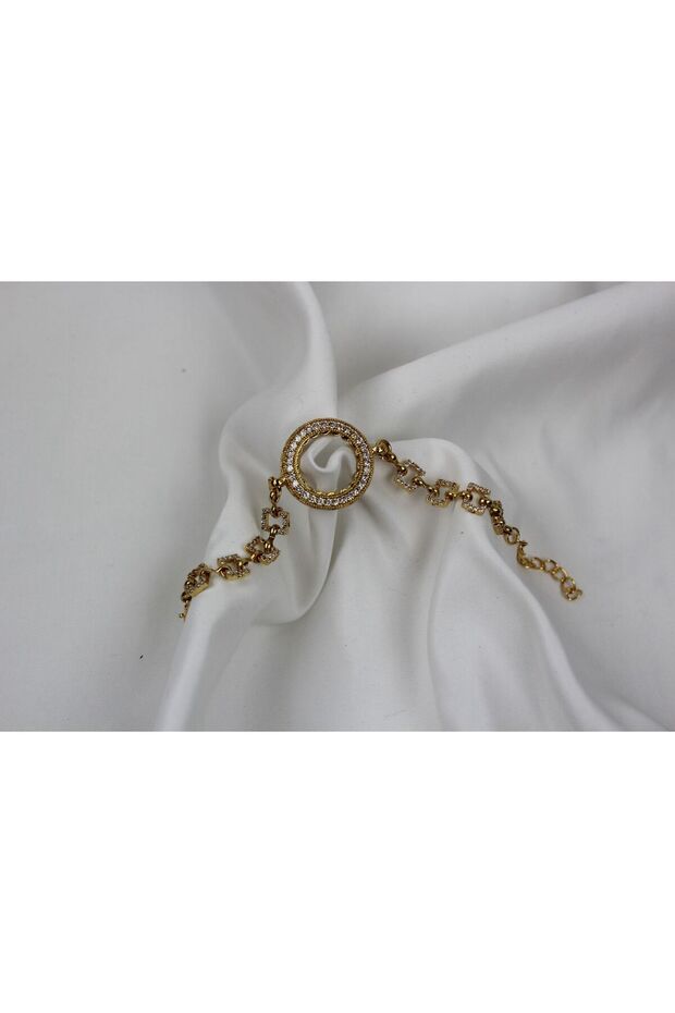 Sparkling Stone Row Quarter Insertable Bracelet - 3