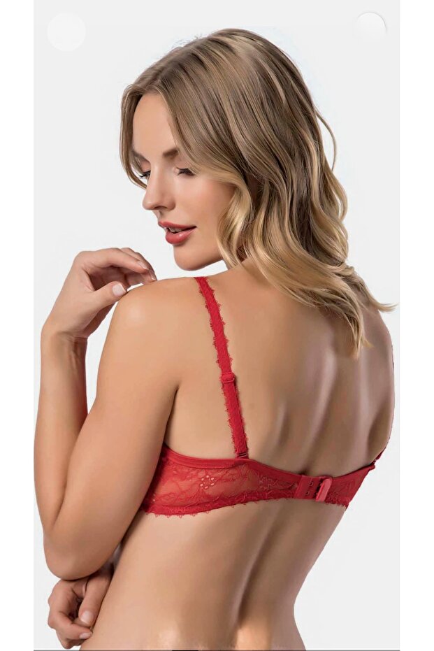 حمالة صدر مبطنة وداعمة من الدانتيل - 7003 - 4