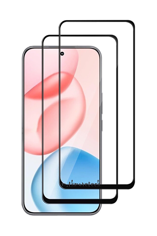Honor 400 واقي شاشة 5D كامل التغطية زجاج مضاد للكهرباء الساكنة غير قابل للكسر زجاج شاشة لامع