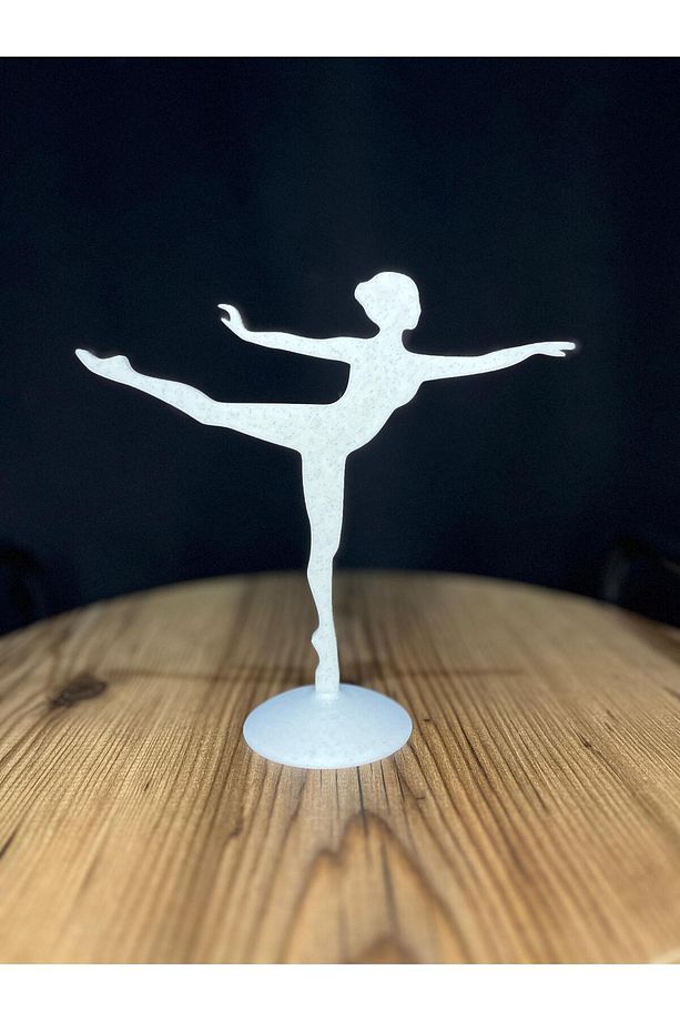 Balerin Siluet Dekor | 3D Baskı PLA Malzeme Minimalist Takılık & Masa Üstü Aksesuar - 2