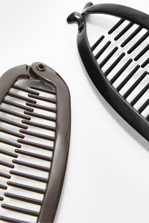 2'li muz saç tokası seti - 5