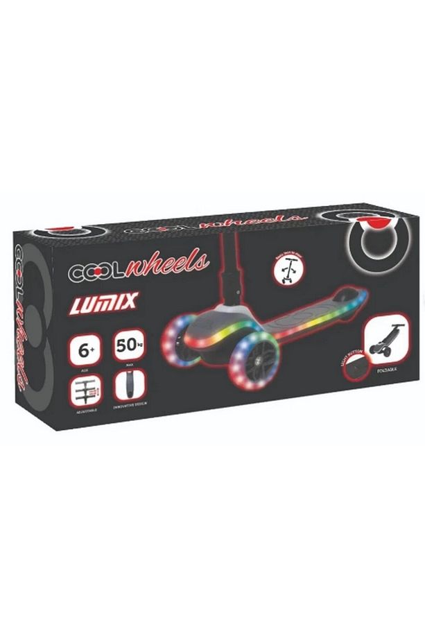 Full Gövde LED Işıklı Katlanır | Cool Whels Lumix 3 Tekekerlekli | 6+ Yaş - 7