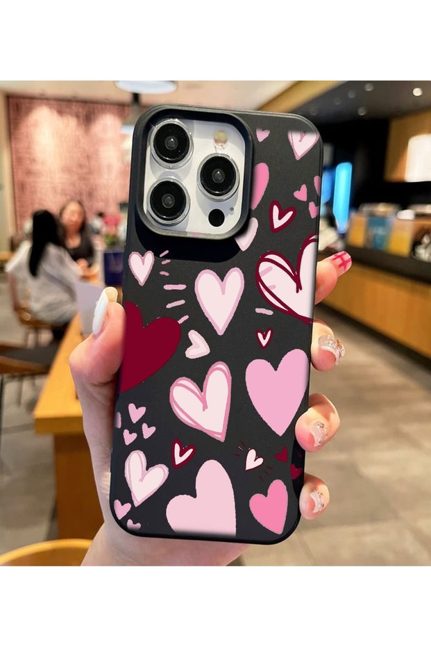 Balporsuku Compatible with iPhone 12 Pro Maxblack Design Cover Omn01 Pattern Phone Case Calms