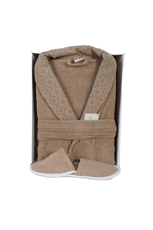 Turkish jacquard bathrobe