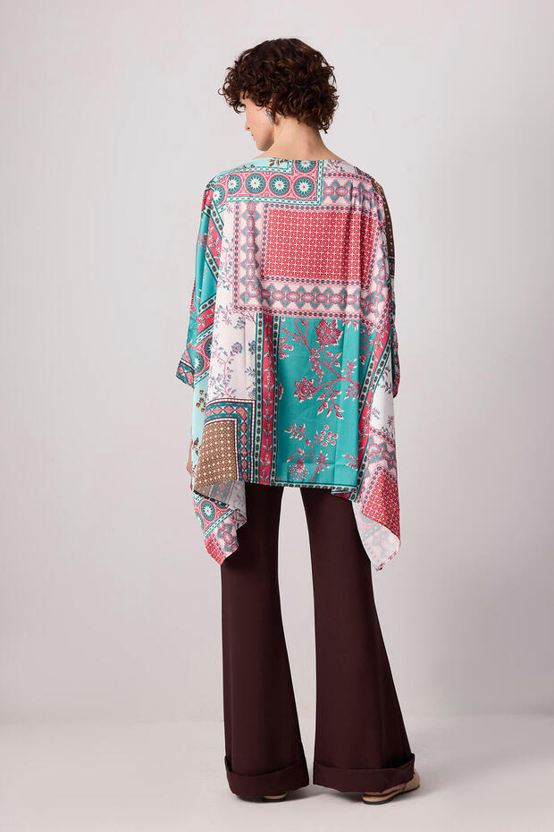 تونيك بأكمام طويلة منقوشة - 4