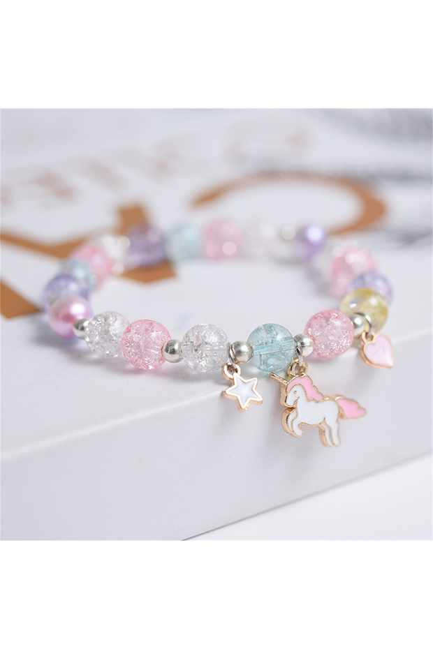 4 Girls First Day of School Bracelet Cute Friendship Princess Bracelet for Kids Cartoon Rabbit Unic.