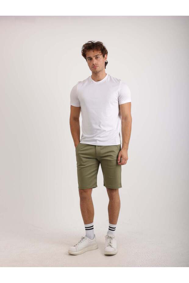 Men's Regular Fit Linen Shorts