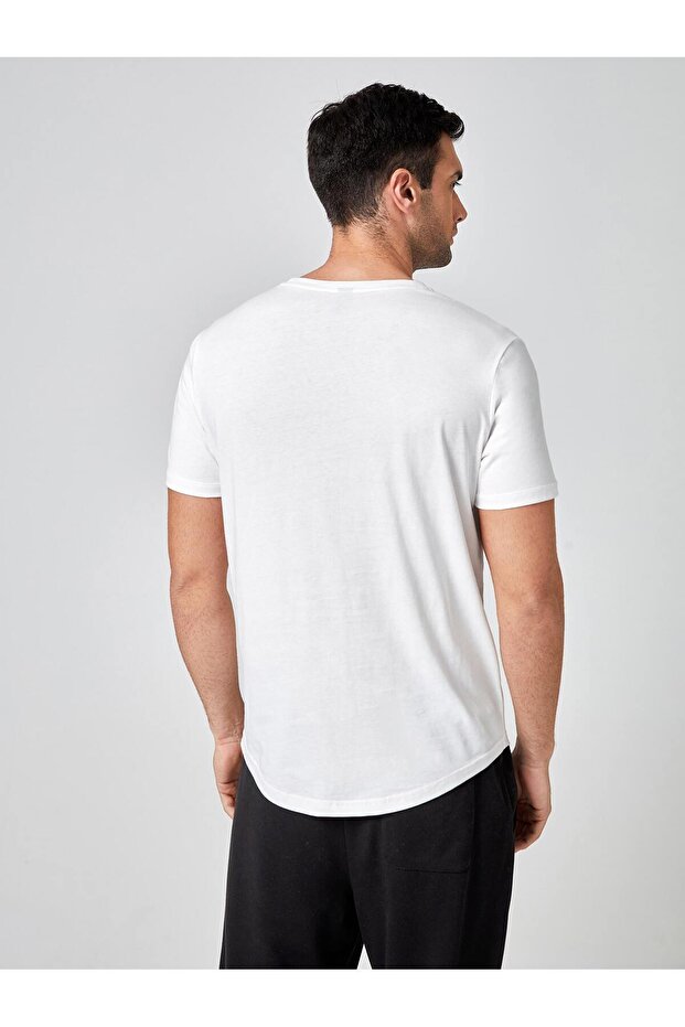 Men's Flat Zero Collar Tshirt - 2