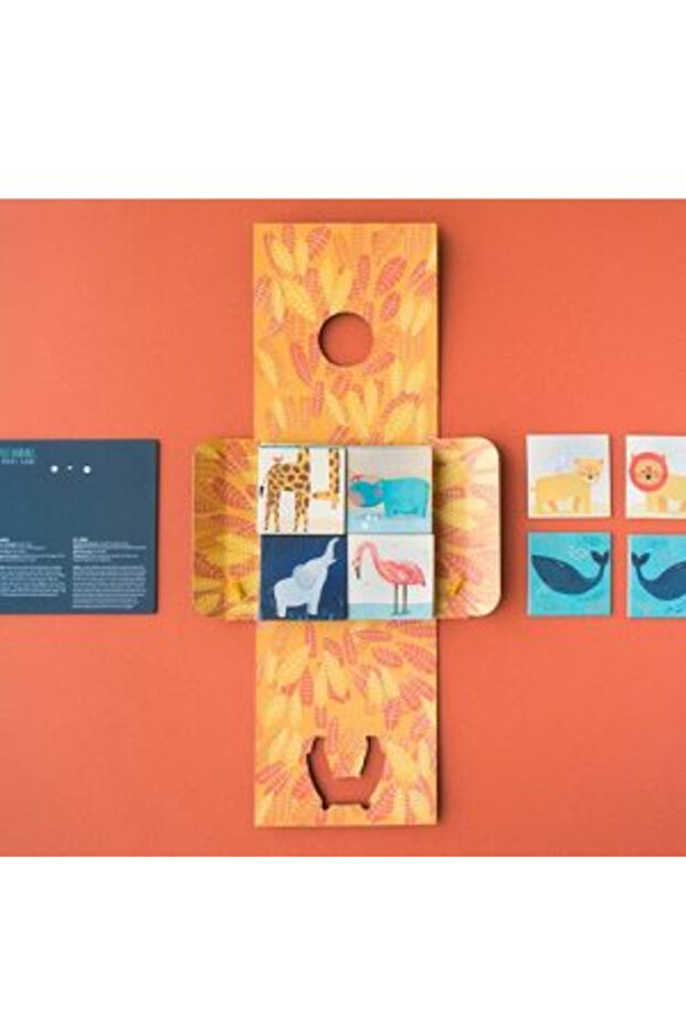 Memory Game, Wild Animals - 6