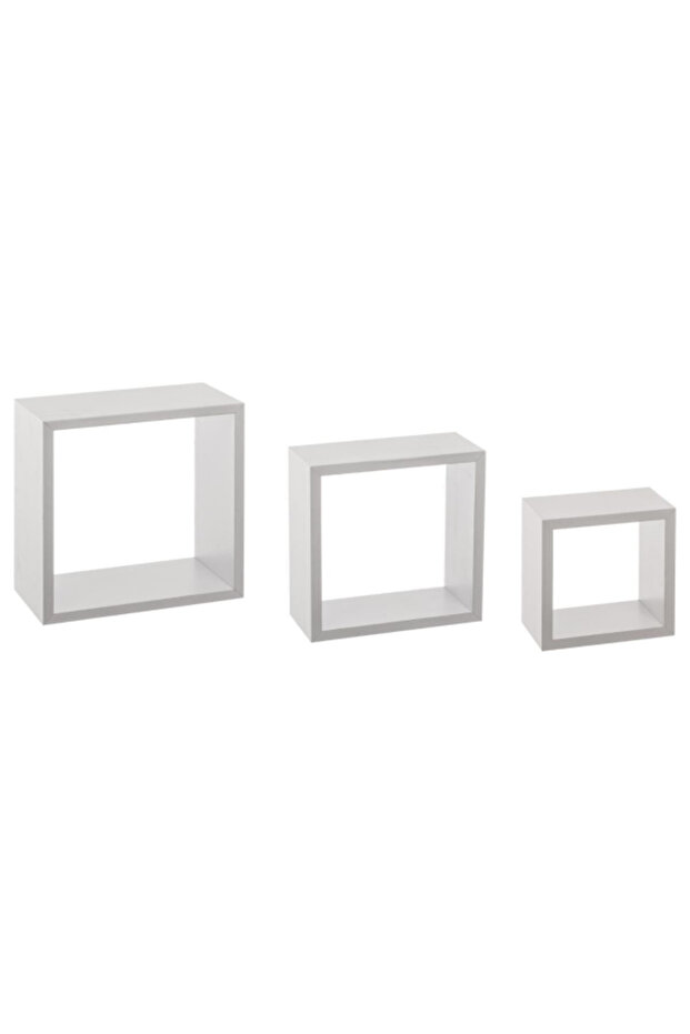 3-Piece Fixy floating Cube Wall Shelf Set - 1