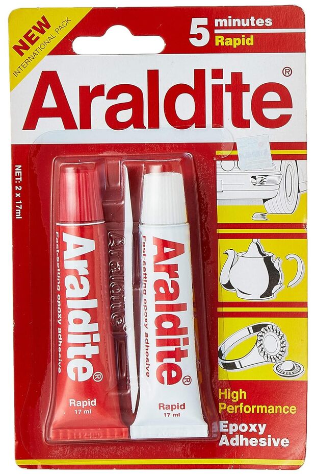 5 Min Rapid, 17ml (Pack of 2), Red/White