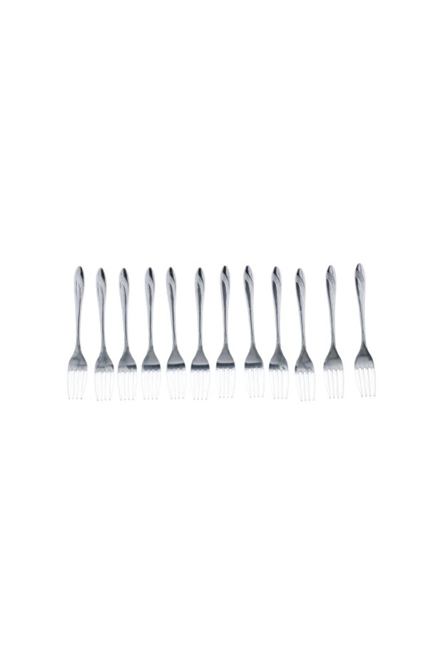 12-Piece Comfortable Grip Tea Forks Set