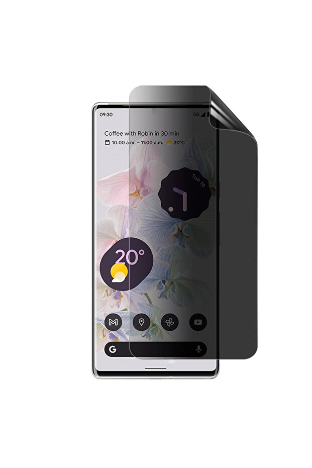 InvisiFlex Privacy Screen Protector compatible with Doogee Note 59, Full Face - 1