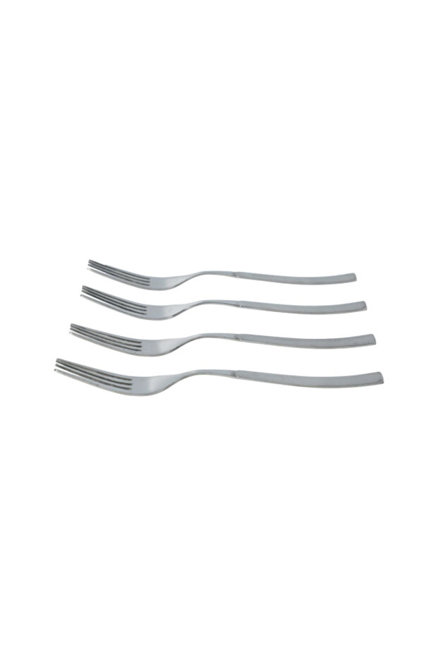 مجموعة شوكة طاولة مكونة من 4 قطع - 2