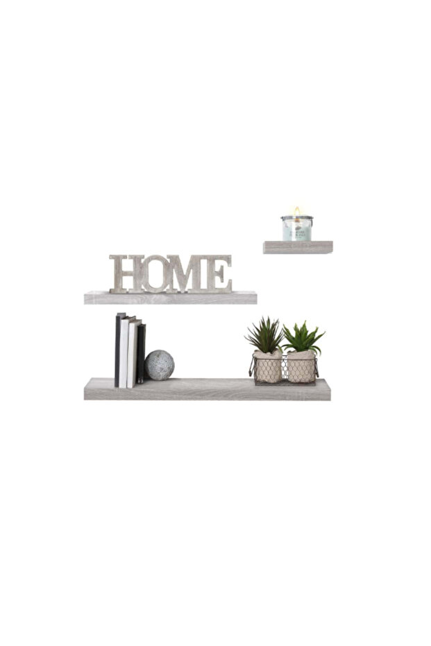 Fixy Rectangular floating Wall Shelf 60 cm - 3