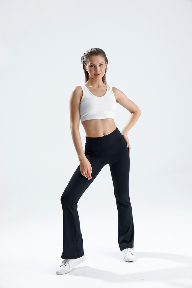 Women's High Waist Spanish Leg Leggings