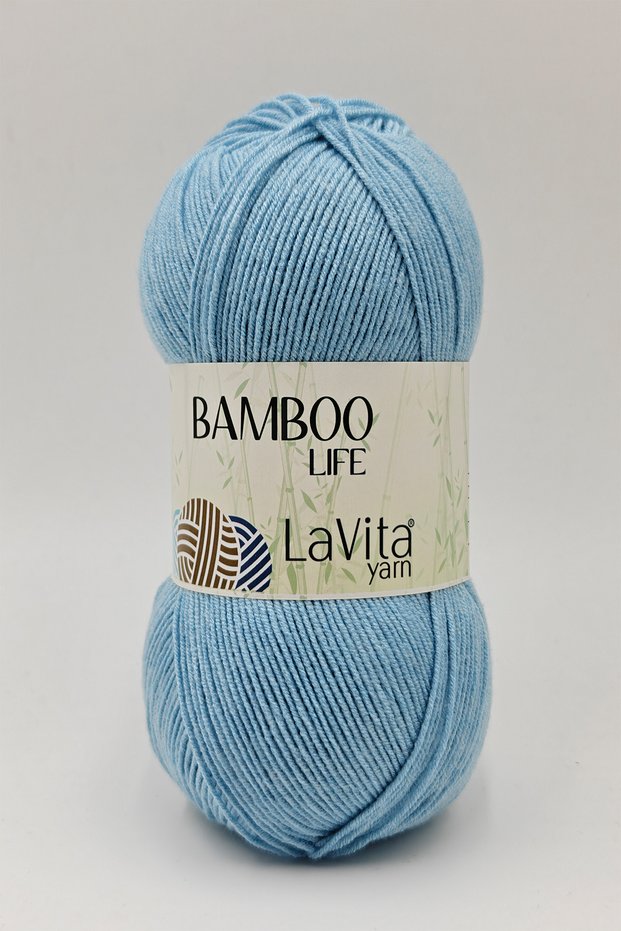 Bamboo Life Hand Knitting Yarn 50% Bamboo 50% Acrylic 100Gr (5315 Blue)