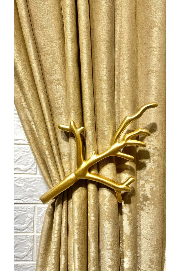 Curtain Rail Curtain Accessory Polyester Casting Premium Lever Curtain Holder 1Pcs