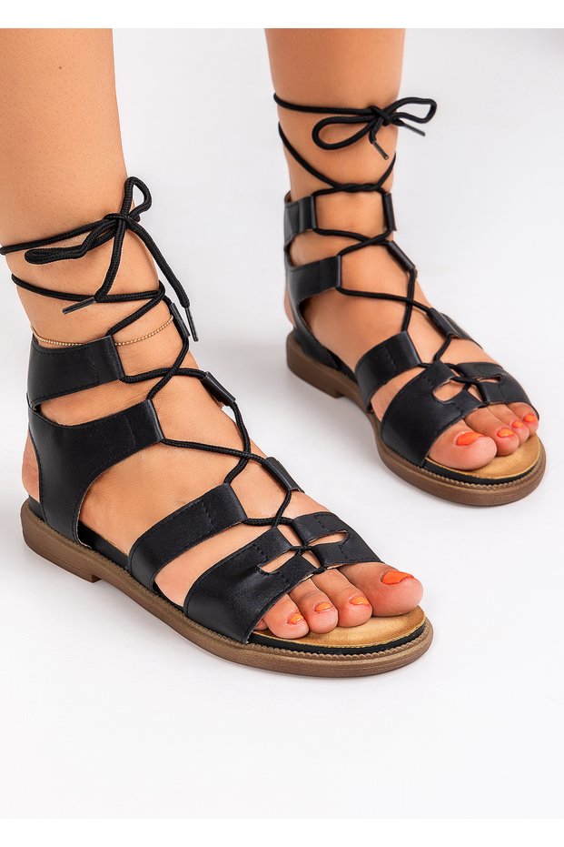 Sandale dama negre A107