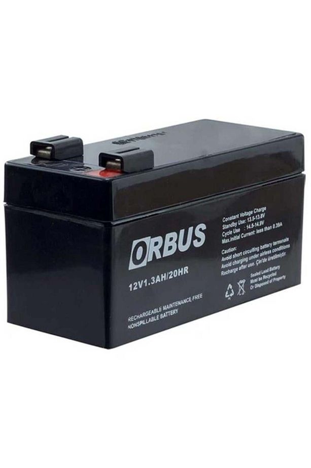 12 Volt 1.3 Amper Kuru Akü ORB12-1.3 (96x42x52 Mm) - 1