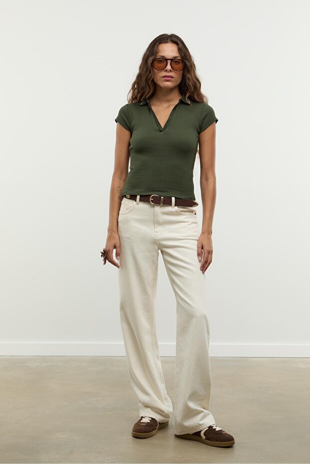 Basic polo tişört - 1