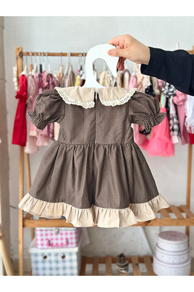 Viola - Puantiyeli Elbise - 5