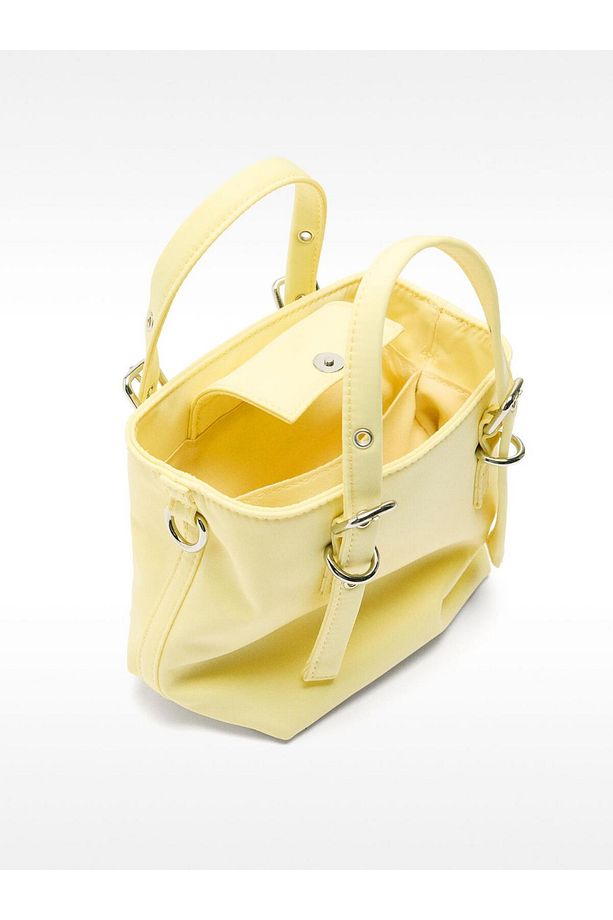 Teknik Kumaş Tote Çanta - 5