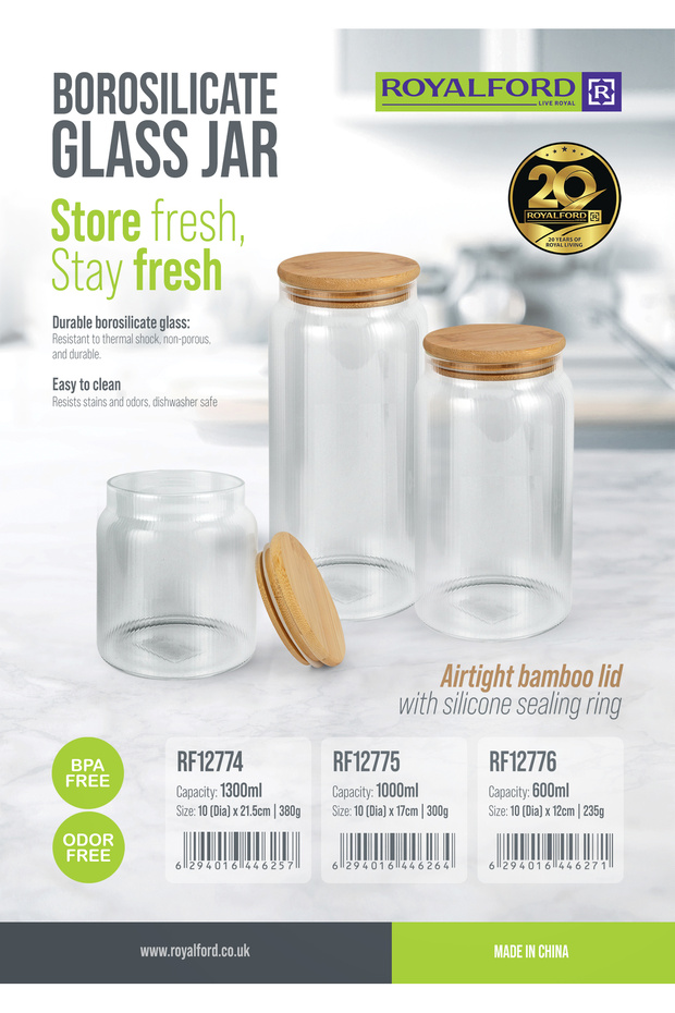 BRS Glass Jar 600ML