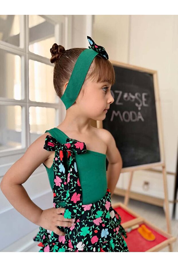 مجموعة تنورة قصيرة منقوشة - 3