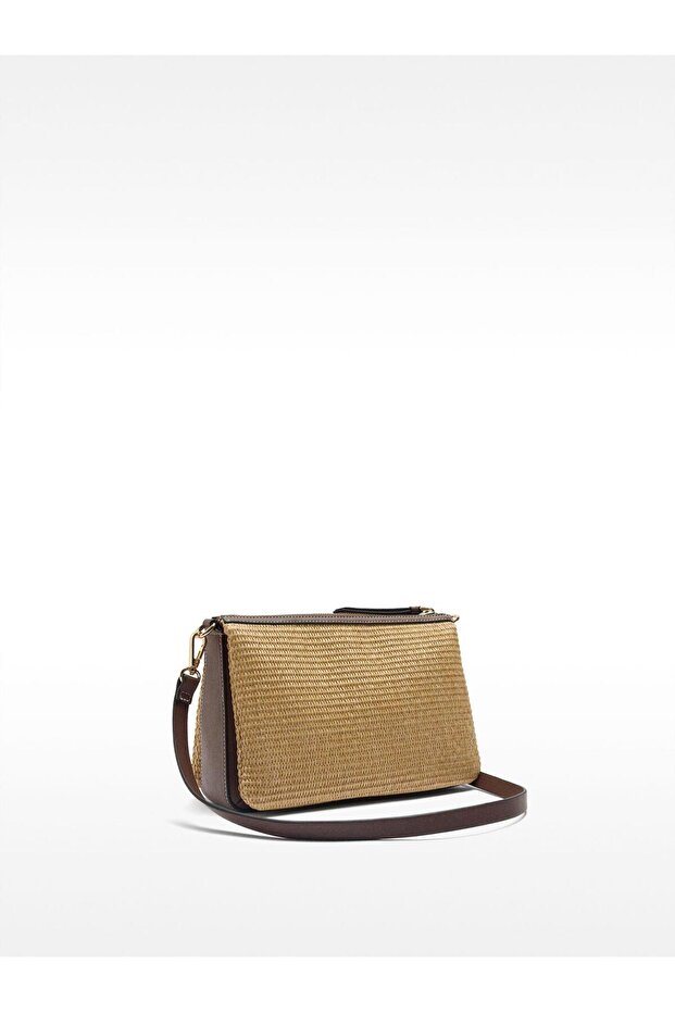 Hasır Çapraz Askılı Çanta - 3