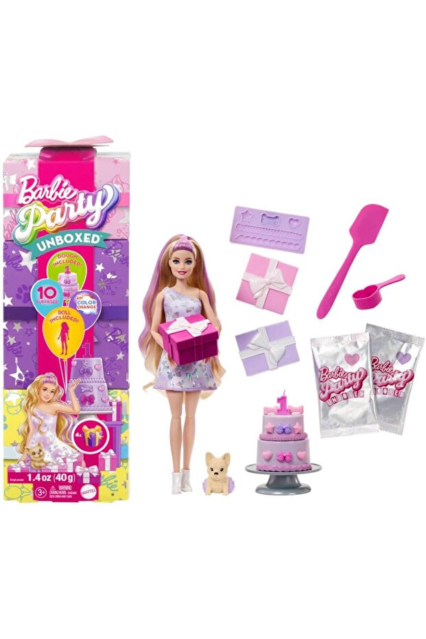 Barbie Party Unboxed Reveal - Blonde JFG70
