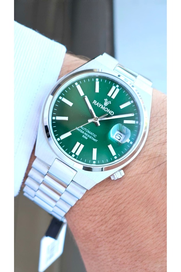 Rym-0104 Automatic Men's Watch - Miyota Machine - Steel Case and Cord - 2 Years Warranty