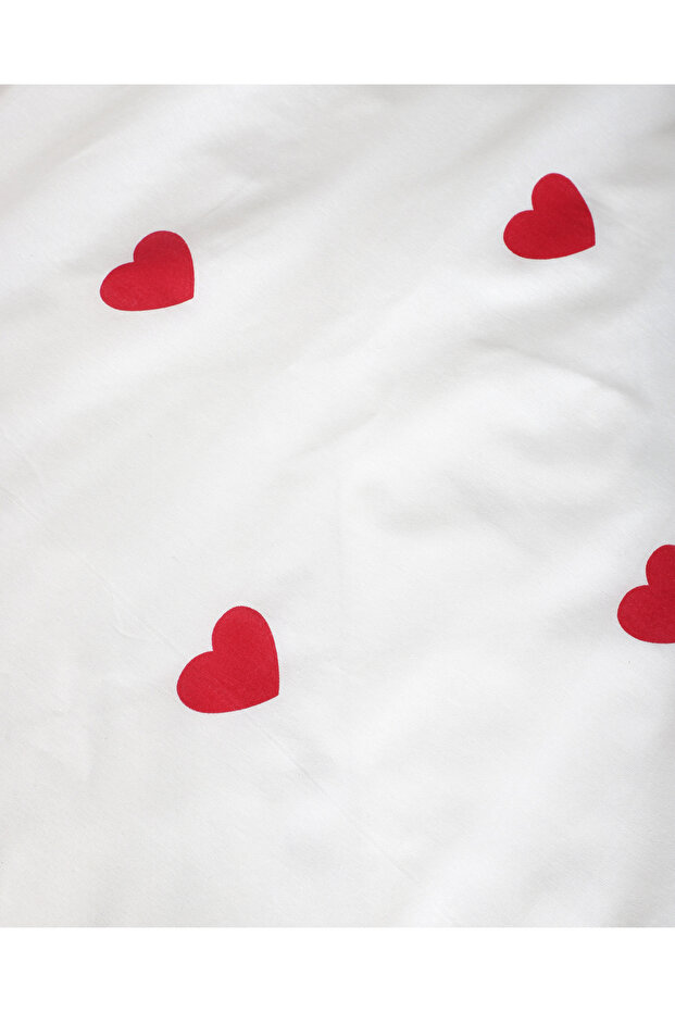 Heart Pattern Single Bedding Set - 4