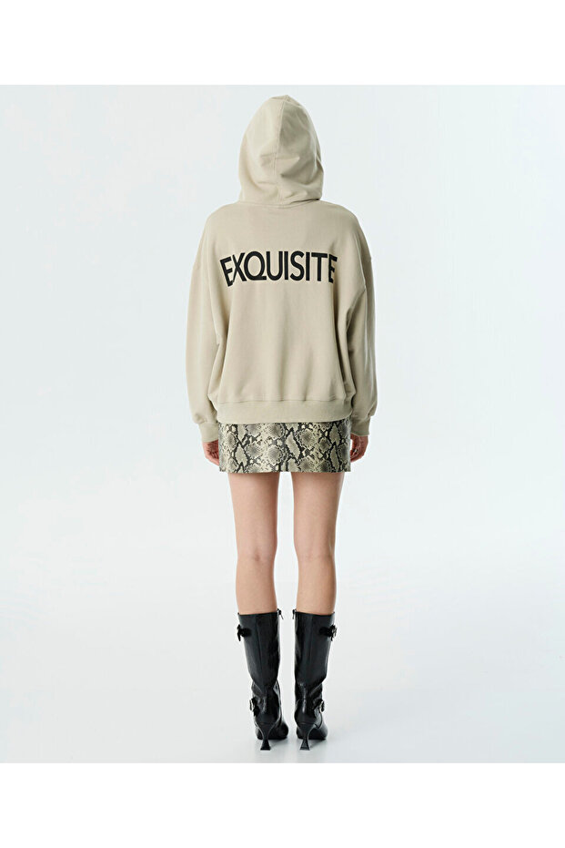 İŞLEMELİ KORDONLU SWEATSHIRT - 6