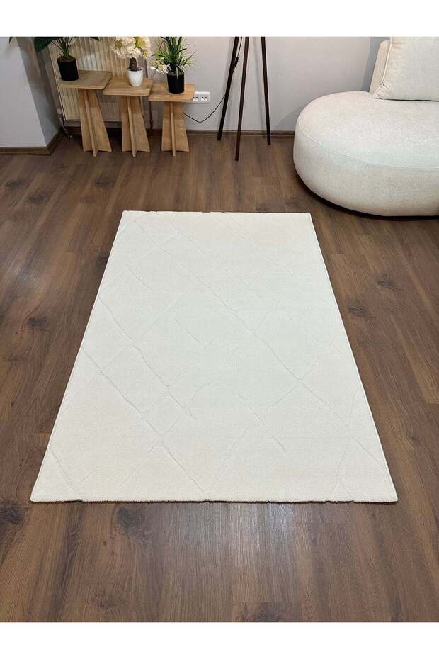 VERONA 10-T KREM Sık Dokuma Salon Mutfak Koridor Halısı-KP - 5