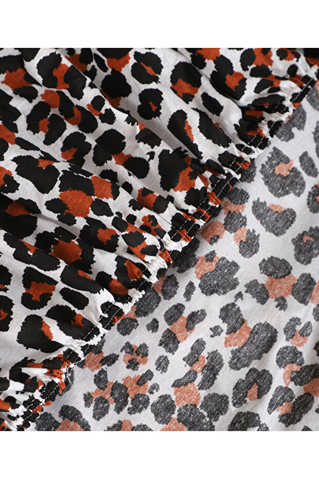 ملاءة مطاطية منقوشة مقاس مفرد ومقاس كبير - 5