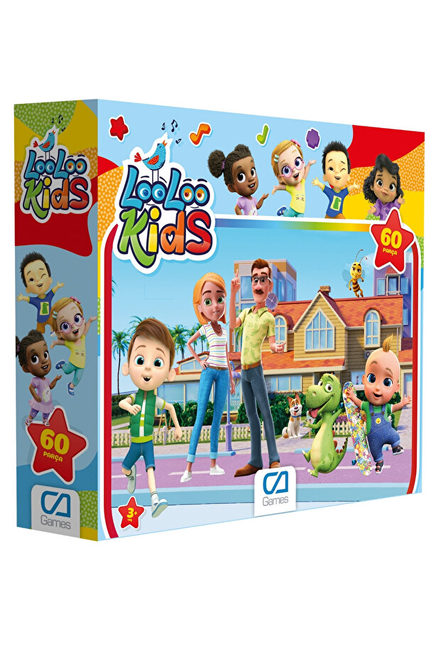 Looloo Kids Licensed 60 Piece 34X24Cm Children's Puzzle Puzzle Series