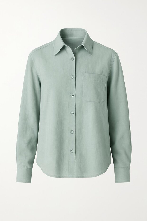 Tek Cepli Keten GÖMLEK - 3