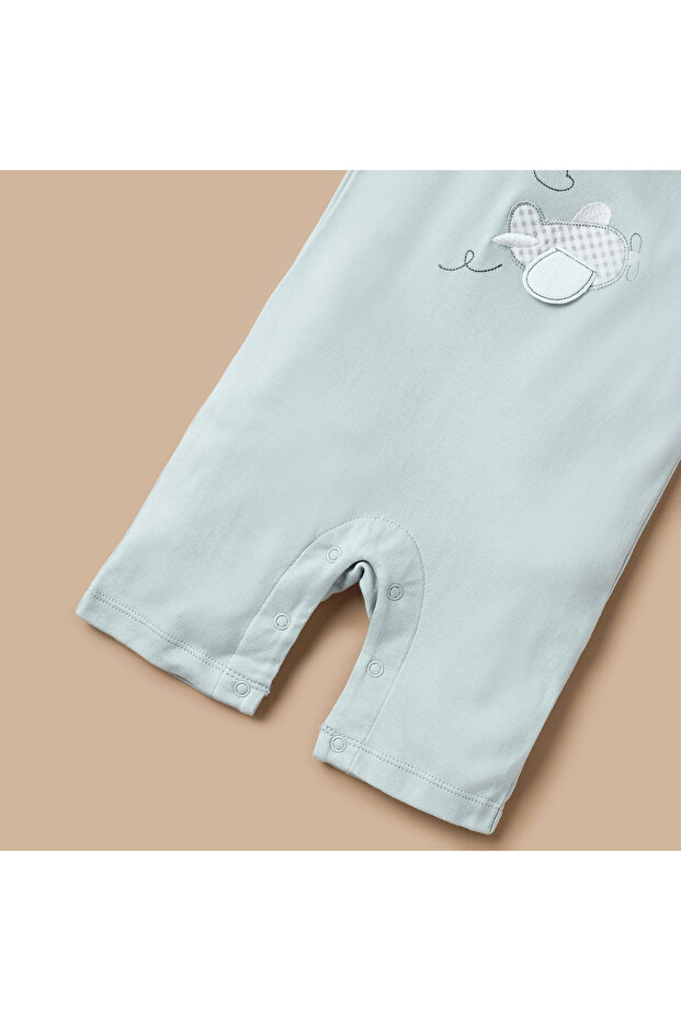 طقم تي شيرت ودنغري سادة - 5