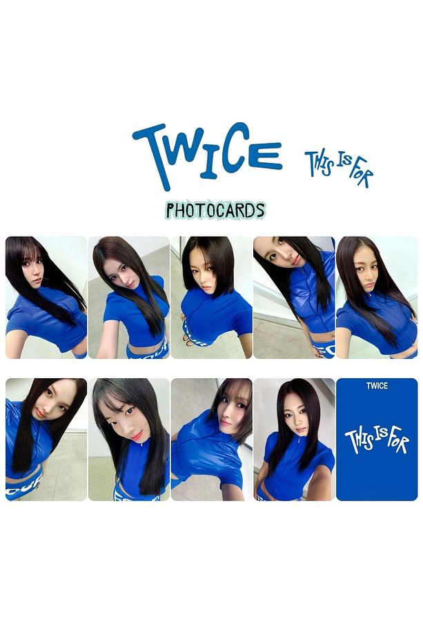 TWICE '' This is For '' Photocards Set POB 2 - 1