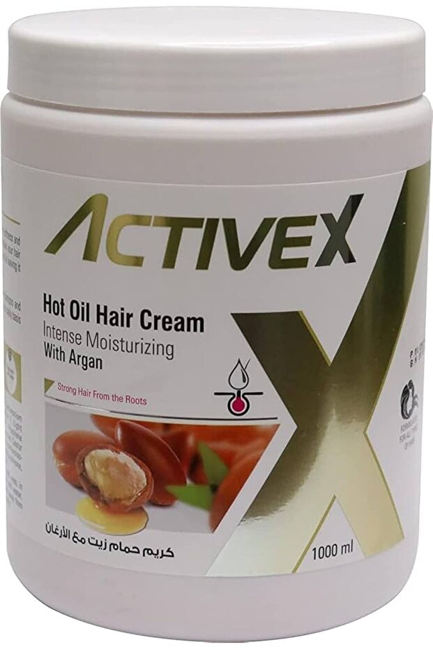 ACTIVE X HOT OIL HAIR CREAM ARGAN 1000ML