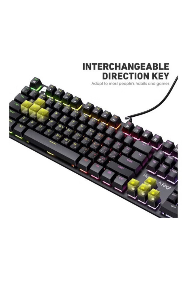 ماوس الألعاب LED ولوحة الماوس الميكانيكية - 2