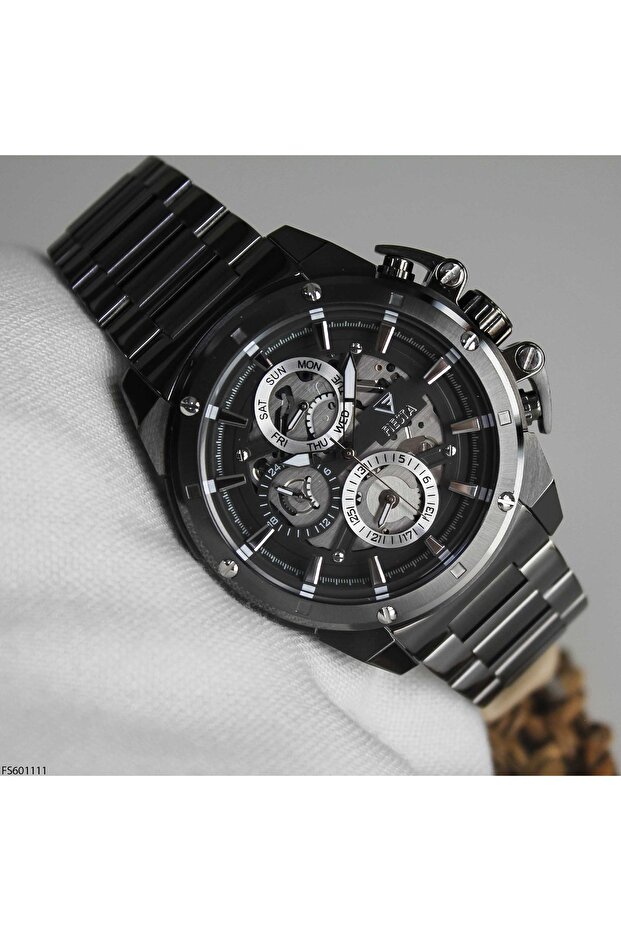 FS601111Çelik Kordonlu Erkek Kol Saati - 2