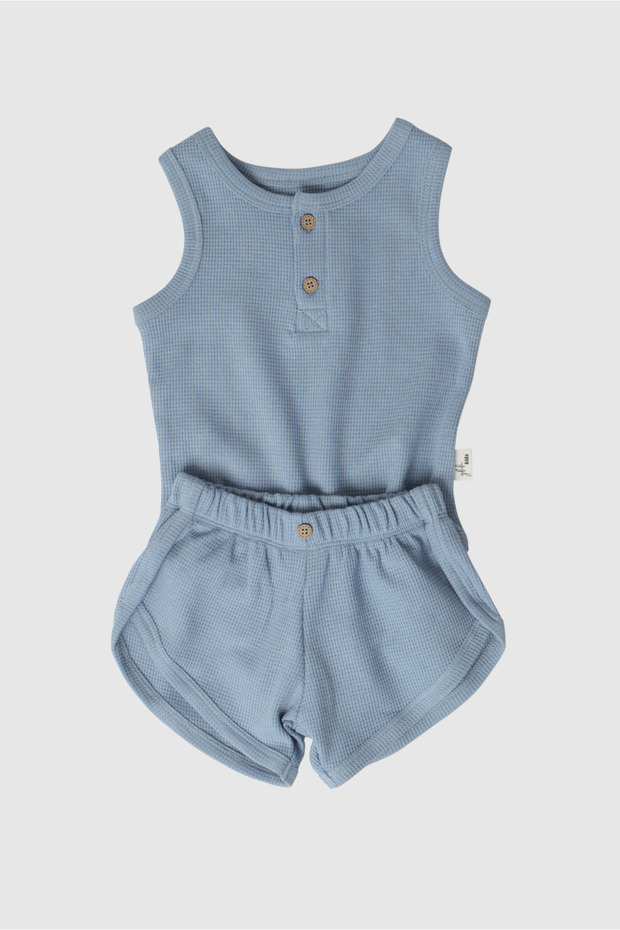 Zıbın Şort Yazlık Pamuklu Bebek Takımı - 1