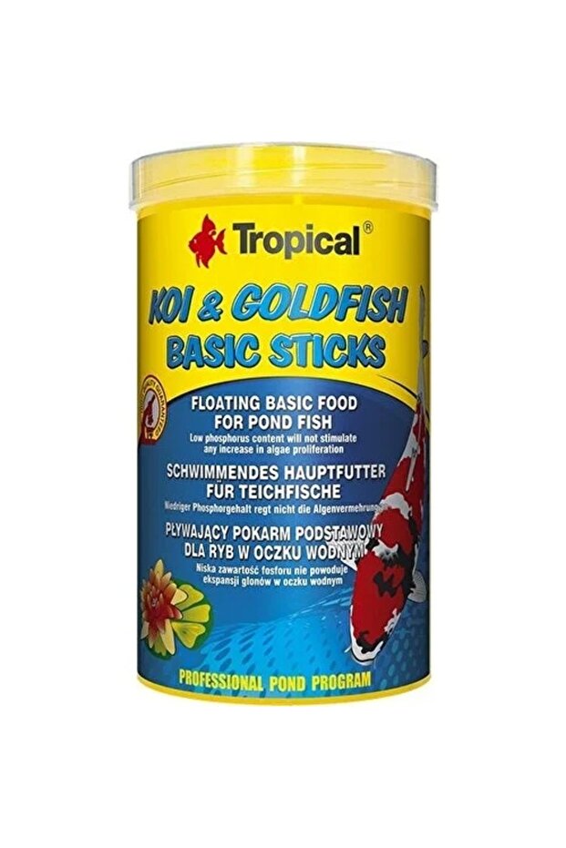 Koi Goldfish Basic Sticks 1000 ml 80 gr - 1