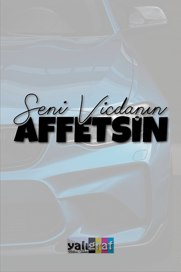 Art of Conscience Affetsin Auto Sticker Car Motor Foil Sticker 22X7Cm