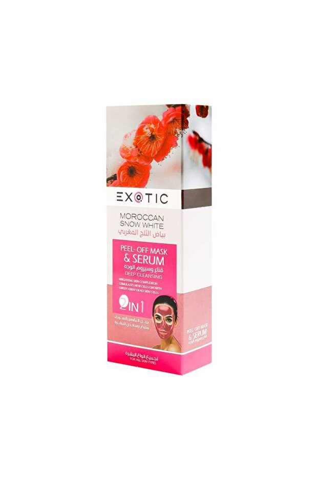 Moroccan Snow White Face Mask and Serum - 100ml